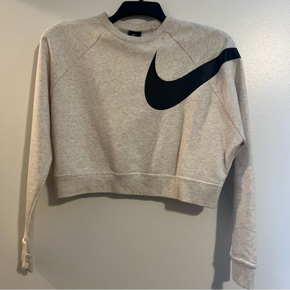 Nike cropped sweater